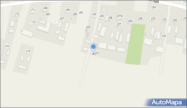 Giełczew Druga, Giełczew Druga, 161, mapa Giełczew Druga