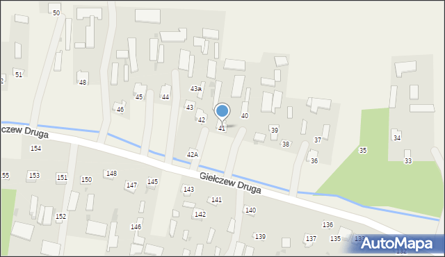 Giełczew Druga, Giełczew Druga, 41, mapa Giełczew Druga