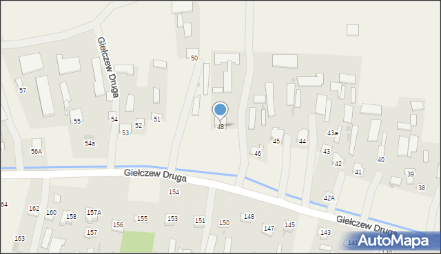 Giełczew Druga, Giełczew Druga, 48, mapa Giełczew Druga