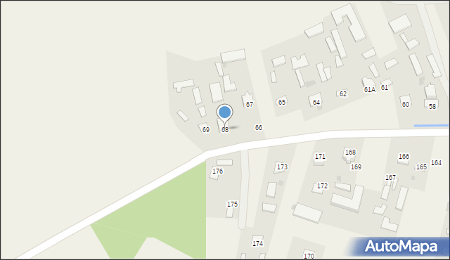 Giełczew Druga, Giełczew Druga, 68, mapa Giełczew Druga