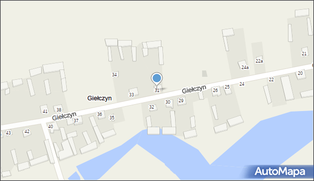 Giełczyn, Giełczyn, 31, mapa Giełczyn