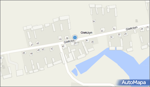 Giełczyn, Giełczyn, 37, mapa Giełczyn
