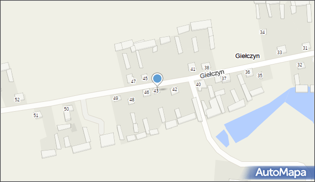 Giełczyn, Giełczyn, 44, mapa Giełczyn