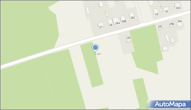 Giełzów, Giełzów, 25g, mapa Giełzów