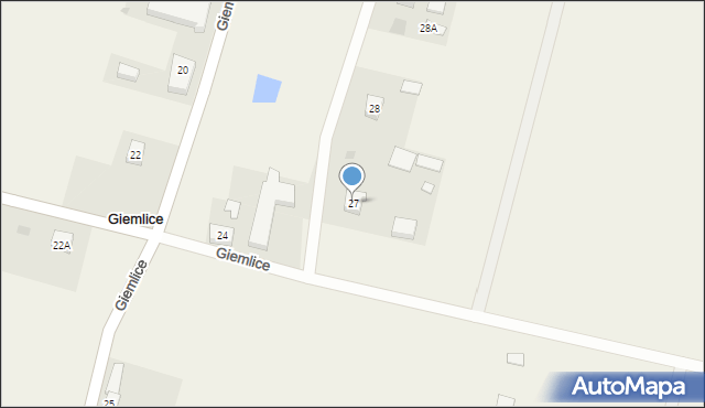 Giemlice, Giemlice, 27, mapa Giemlice