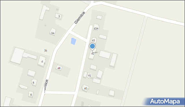 Giemlice, Giemlice, 42, mapa Giemlice