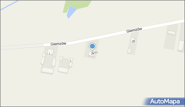 Giemzów, Giemzów, 2e, mapa Giemzów