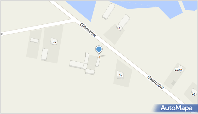 Giemzów, Giemzów, 3, mapa Giemzów