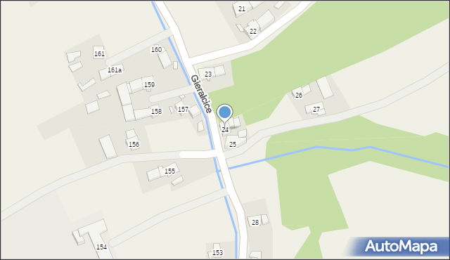 Gierałcice, Gierałcice, 24, mapa Gierałcice