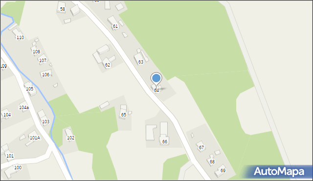 Gierałcice, Gierałcice, 64, mapa Gierałcice