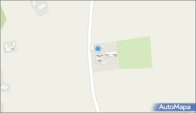 Gierałcice, Gierałcice, 75A, mapa Gierałcice