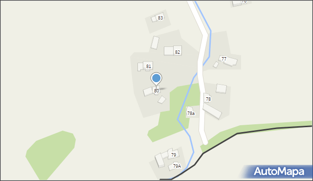 Gierałcice, Gierałcice, 80, mapa Gierałcice