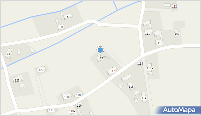 Gierałtów, Gierałtów, 116, mapa Gierałtów