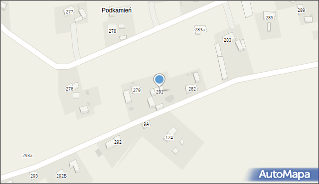 Gierałtów, Gierałtów, 291, mapa Gierałtów