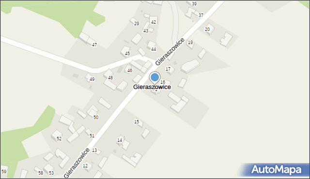 Gieraszowice, Gieraszowice, 71, mapa Gieraszowice