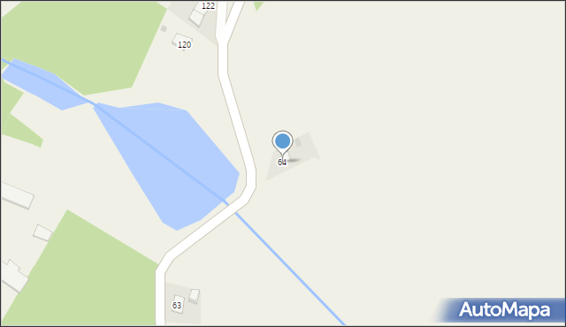 Gierczyce, Gierczyce, 64, mapa Gierczyce