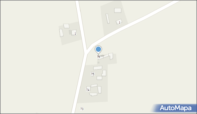 Gierczyce, Gierczyce, 76, mapa Gierczyce