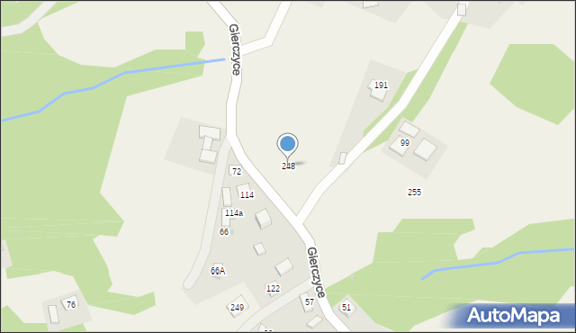 Gierczyce, Gierczyce, 248, mapa Gierczyce