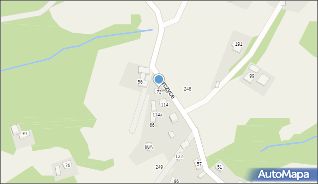 Gierczyce, Gierczyce, 72, mapa Gierczyce