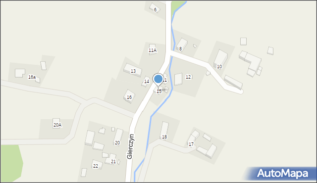 Gierczyn, Gierczyn, 15, mapa Gierczyn