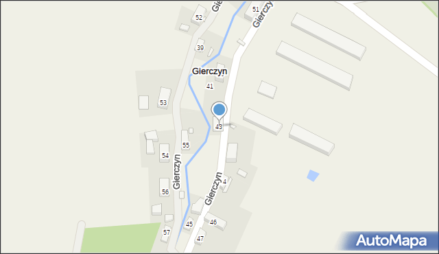 Gierczyn, Gierczyn, 43, mapa Gierczyn