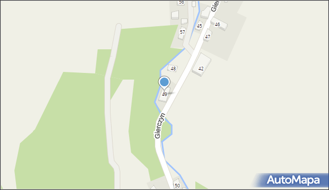 Gierczyn, Gierczyn, 49, mapa Gierczyn