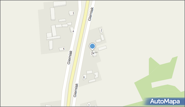 Gierniak, Gierniak, 2A, mapa Gierniak