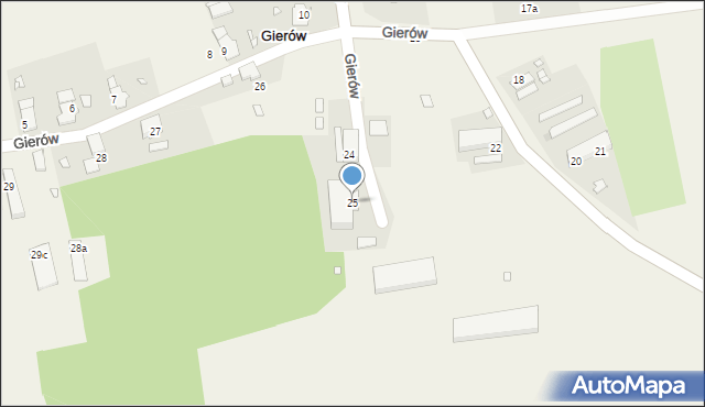 Gierów, Gierów, 25, mapa Gierów