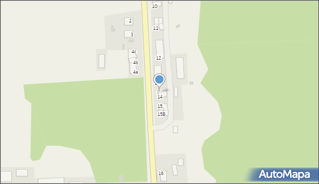 Gierzwałd, Gierzwałd, 14A, mapa Gierzwałd