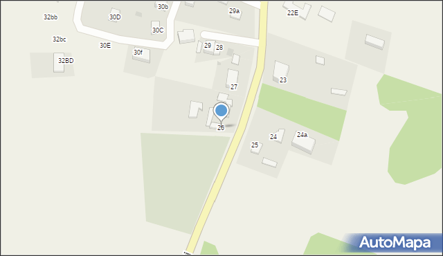 Gierzwałd, Gierzwałd, 26, mapa Gierzwałd