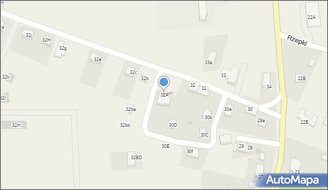 Gierzwałd, Gierzwałd, 32A, mapa Gierzwałd