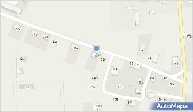 Gierzwałd, Gierzwałd, 32c, mapa Gierzwałd