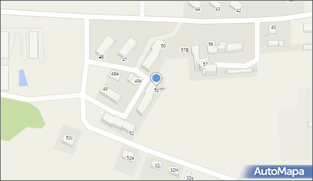 Gierzwałd, Gierzwałd, 51, mapa Gierzwałd