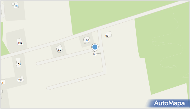 Gierzwałd, Gierzwałd, 65, mapa Gierzwałd