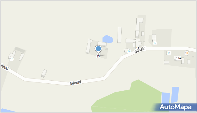 Gieski, Gieski, 15, mapa Gieski