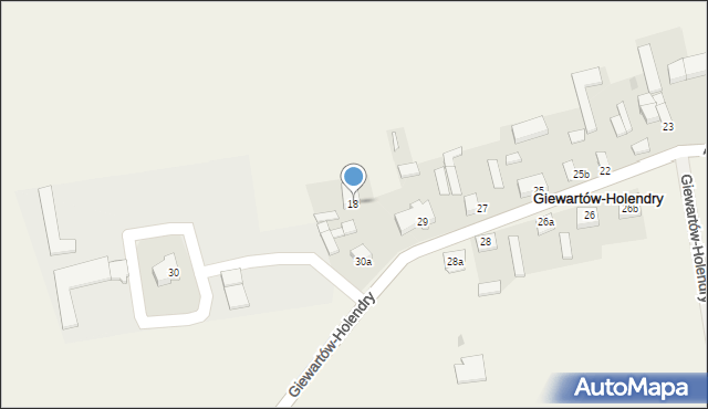 Giewartów-Holendry, Giewartów-Holendry, 18, mapa Giewartów-Holendry