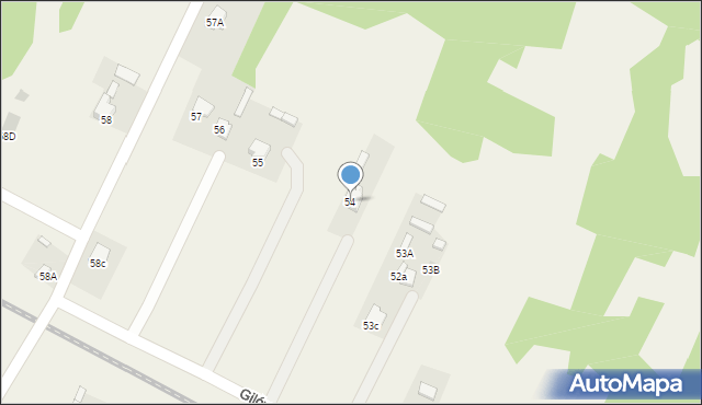 Gilów, Gilów, 54, mapa Gilów