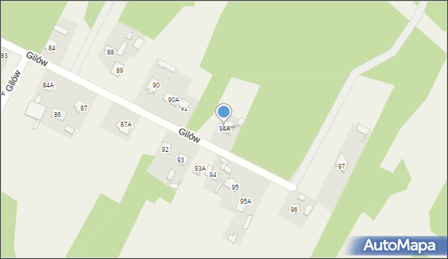 Gilów, Gilów, 94A, mapa Gilów