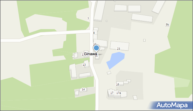 Ginawa, Ginawa, 12, mapa Ginawa