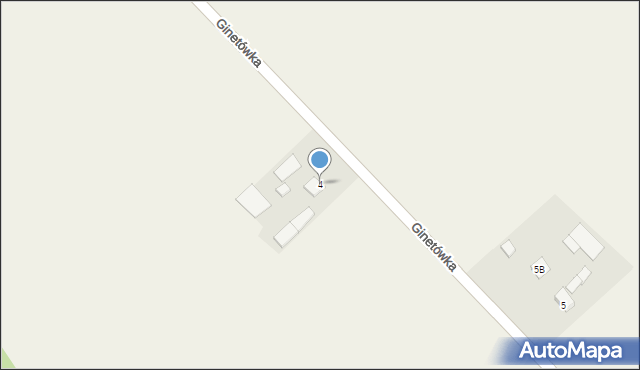 Ginetówka, Ginetówka, 4, mapa Ginetówka