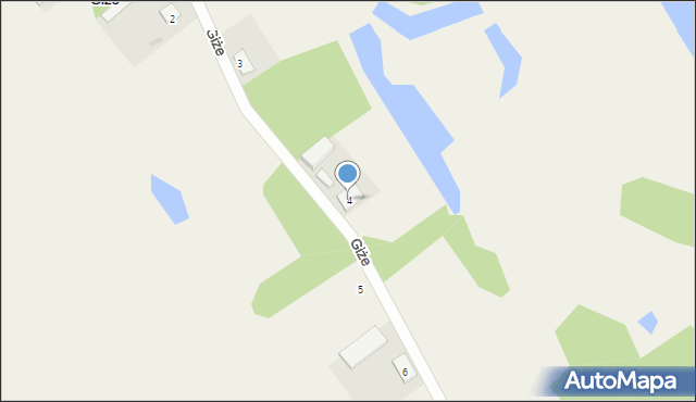 Giże, Giże, 4, mapa Giże