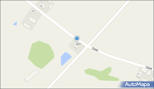Giże, Giże, 15A, mapa Giże