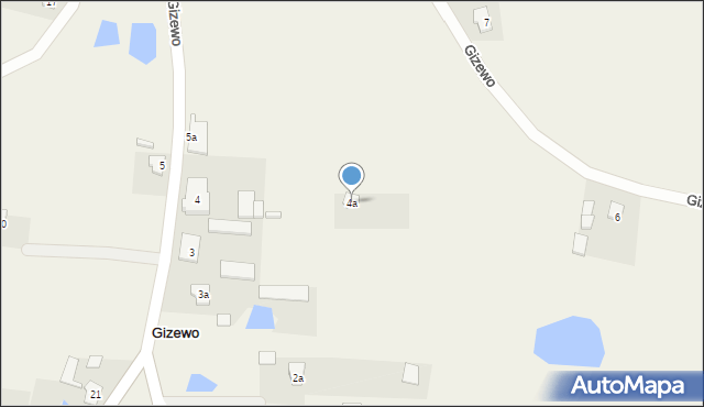 Gizewo, Gizewo, 4a, mapa Gizewo