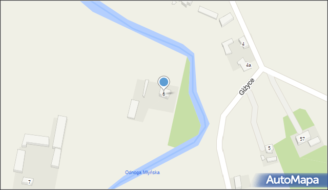 Giżyce, Giżyce, 6, mapa Giżyce