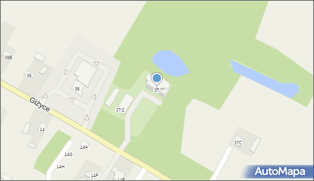 Giżyce, Giżyce, 37, mapa Giżyce