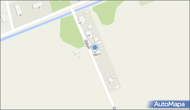 Giżyn, Giżyn, 16A, mapa Giżyn