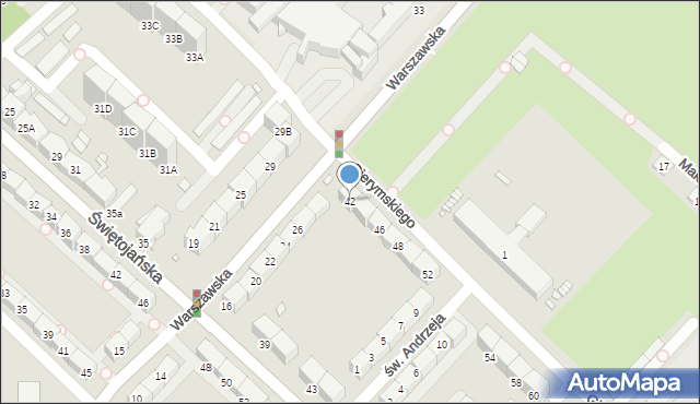 Gliwice, Gierymskiego Aleksandra, 42, mapa Gliwic