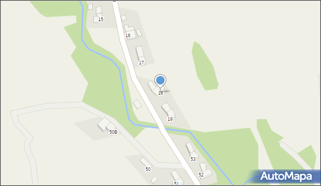 Groń, Gile, 18, mapa Groń