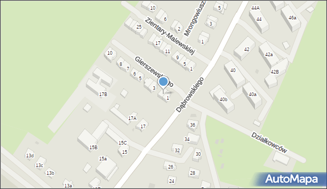 Iława, Gierszewskiego Antoniego, 2, mapa Iława