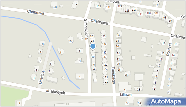 Jelcz-Laskowice, Gimnazjalna, 12, mapa Jelcz-Laskowice